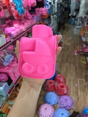 Khuôn Silicon - Bình Bú - Bình Xe Nôi Mút 3c