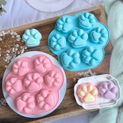 Khuôn Silicon - Động Vật - Bàn Chân Chó Mèo - To 7C