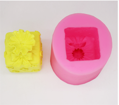 Khuôn Silicon - Hộp Quà - Nơ Gói Cao - 6.7cm