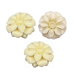 Khuôn Silicon - Hoa Thược Dược - 5.3cm - Nhụy Xòe