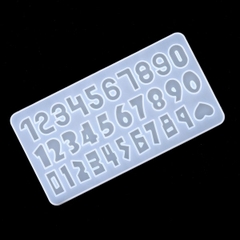 Khuôn Silicon - Số 0-9 - Kiểu 2.7cm
