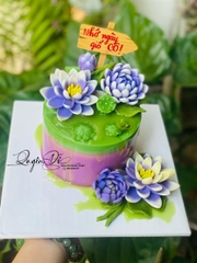 Khuôn Silicon - Sen Đá Nở - 6.3cm - Tầng