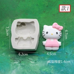 Khuôn Silicon - Mèo Kitty - Mẫu 1
