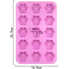 Khuôn Silicon - Động Vật - Bàn Chân Chó Mèo - Trung 4.7cm 15c