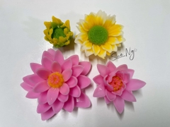 Khuôn Silicon - Hoa Hướng Dương - Set 2