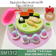 Khuôn Silicon - Món Ăn - Sushi - Sushi Trứng Cá To