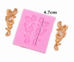 Khuôn Silicon - Viền Họa Tiết - Họa Tiết Cong 04