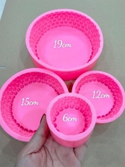 Khuôn Silicon - Đế Sen Thái Tầng - 15cm Cao 4.4cm
