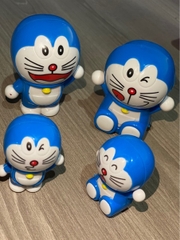 Con Mèo Nhựa - PKD - Set 4 - Doraemon - Xanh