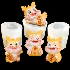 Khuôn Silicon - Động Vật - Rồng Cười