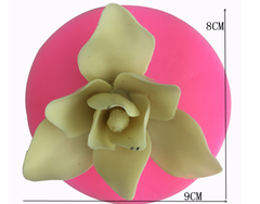 Khuôn Silicon - Hoa Lan - 8cm - Nhụy 3 Tầng 9 Cánh