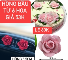 Khuôn Silicon - Hoa Hồng Bầu 5.5Cm
