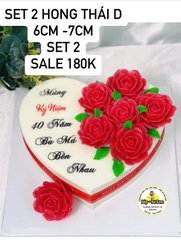 Khuôn Silicon - Hoa Hồng Nở - 6cm - Thái Nở D5