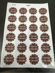 Decal Chủ Đề Trung Thu - Tem Nhân Bánh