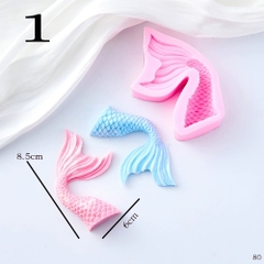 Khuôn Silicon - Biển - Đuôi Cá - #1 - 9x4.5cm