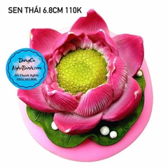 Khuôn Silicon - Hoa Sen Thái 6.8cm