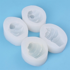 Khuôn Silicon - Cây Kem Dâu