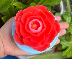 Khuôn Silicon - Hoa Hồng Lai - Hồng Trà - 8cm
