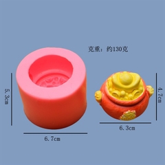 Khuôn Silicon - Hủ Vàng - 6.3cm SL59