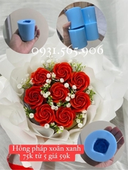 Khuôn Silicon - Hoa Hồng Nụ - 5.5cm - Xoắn Trung HOT SL59