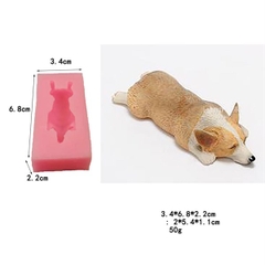 Khuôn Silicon - Động Vật - Chó Nằm Set 3