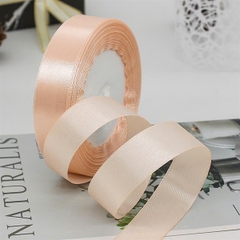 Ruy Băng Trang Trí - Thường - 2cm-kem trơn 15k
