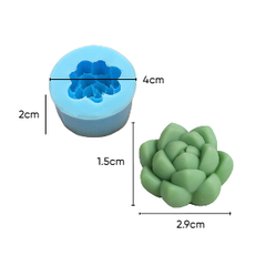 Khuôn Silicon - Sen Đá Tia Tầng Mộng Nước 2.9cm