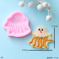 Khuôn Silicon - Biển - Bạch Tuột -5.5cm