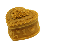 Khuôn Silicon - Trái Tim Hoa - Chùm Hồng Viền 5.8cm