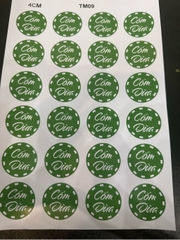 Decal Chủ Đề Trung Thu - Tem Nhân Bánh