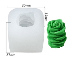 Khuôn Silicon - Sen Đá - 4x3.5cm - Cao Tầng