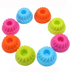 [10 cup] Khuôn Silicon - Cup Set 7cm - M09 - Xoắn 7.8cm