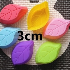 [10 cup] Khuôn Silicon - Cup Set 3cm - M31 - Lá Gân