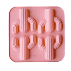 Khuôn Silicon - Sen Đá ĐỨNG  - Set - Vĩ 4 Chỉa