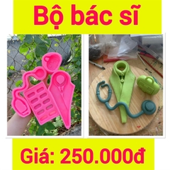 Khuôn Silicon - Bác Sĩ - Set 4 Món