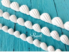 Khuôn Silicon - Viền Chuỗi Dây - Sò 3c Lớn Nhỏ- 18cm