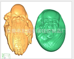 Khuôn Silicon - Ông Thọ Đứng Đứng 2 Ông 2 Kiểu