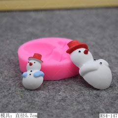 Khuôn Silicon - Noel - Người Nón 2c