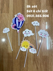 Set Cắm Mây Khí Cầu Set 6 Chi Tiết