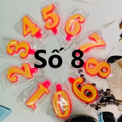 Nến Số - Đèn Cầy - Số 8
