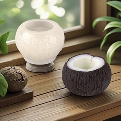 Khuôn Silicon - Trái Cây - Dừa 7.3cm
