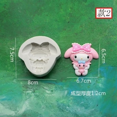 Khuôn Silicon - Mèo Kitty - Mẫu 2