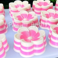 [10 cup] Khuôn Silicon - Cup Set 5cm - M18 - Hoa Sứ