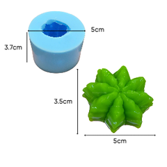 Khuôn Silicon - Sen Đá KHÍA - 5.1cm Quanh #2