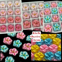 [10 cup] Khuôn Silicon - Cup Set 5cm - M45 - Hoa Lan