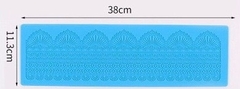 Khuôn Silicon - Viền Mảng Họa Tiết - Ren Nhọn 36x10cm