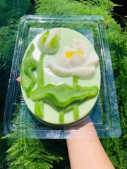 VT20-30 - Khuôn Nhựa RCT - Oval 20cm - Hoa Sen Lá Sen