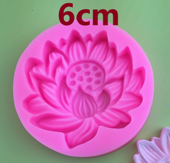 Khuôn Silicon - Mặt Ép Hoa Sen - 6cm