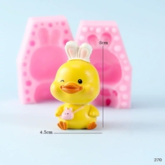Khuôn Silicon - Động Vật - Vịt 2 Mảnh Túi 8cm