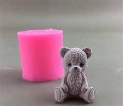 Khuôn Silicon - Động Vật - Gấu Ngồi 4cm